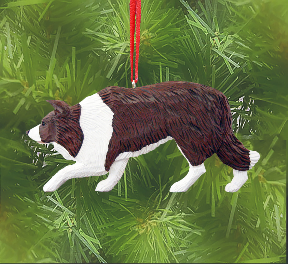 トーブスベンセン COLLIE コリー ドッグ プレート デンマーク製4枚セット BorderCollieRedDIGORN_1200x120