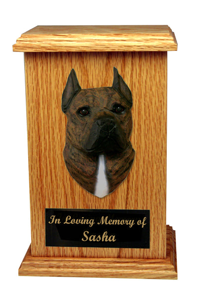 American Staffordshire Terrier Memorial Urn
