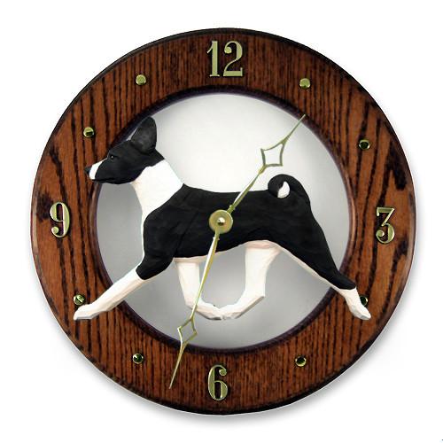 Basenji Wall Clock - Michael Park, Woodcarver