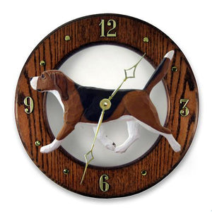 Beagle Wall Clock - Michael Park, Woodcarver