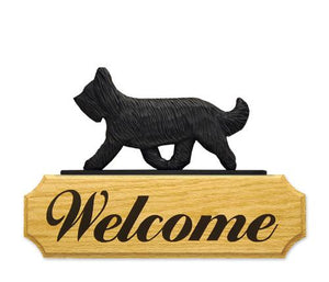 Briard DIG Welcome Sign