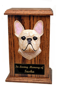 French Bulldog Memorial Urn