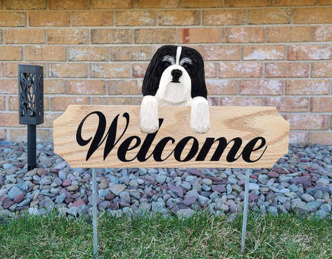 Havanese Topper Welcome Stake