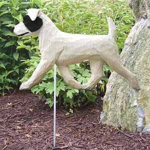 Jack Russell Terrier (rough) Garden Stake