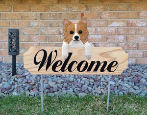 Chihuahua (Longhair) Topper Welcome Stake