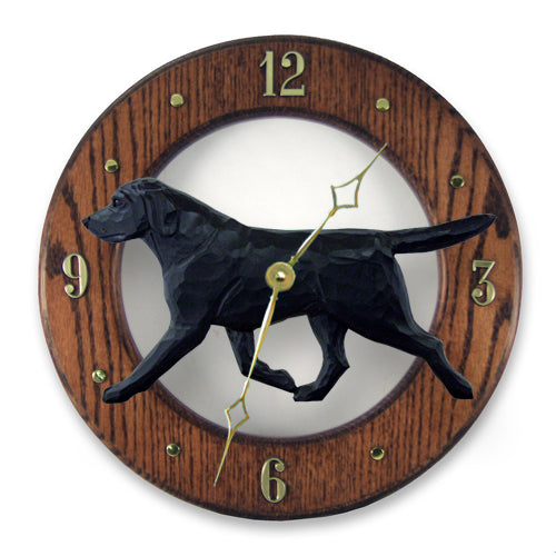 Labrador Retriever Wall Clock - Michael Park, Woodcarver