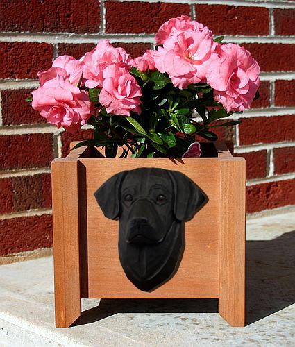 Labrador Retriever Planter Box – Michael Park, Woodcarver