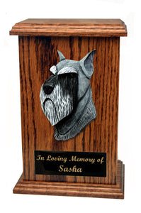 Schnauzer (Standard) Memorial Urn