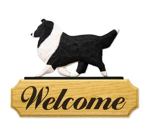 Shetland Sheepdog DIG Welcome Sign