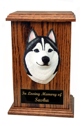 Siberian Husky Memorial Urn