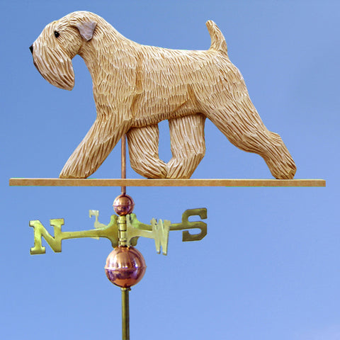Soft-Coated Wheaten Terrier Weathervane - Michael Park, Woodcarver