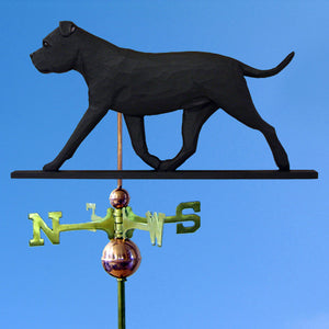 Staffordshire Bull Terrier Weathervane - Michael Park, Woodcarver