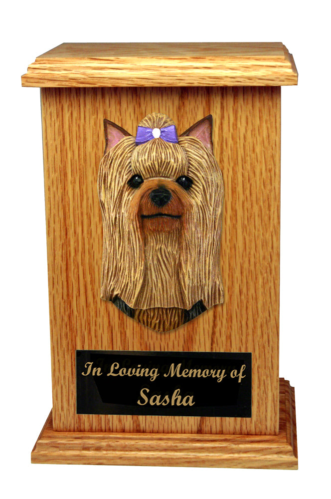 Yorkie urn hot sale