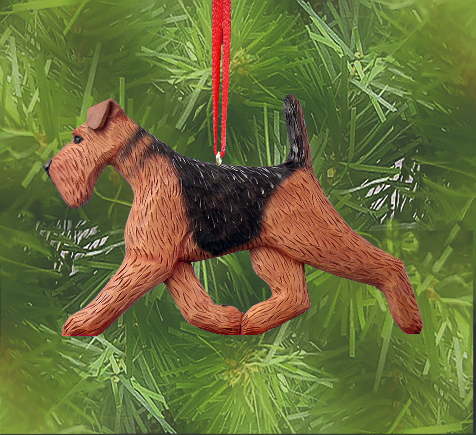 Airedale DIG Ornament