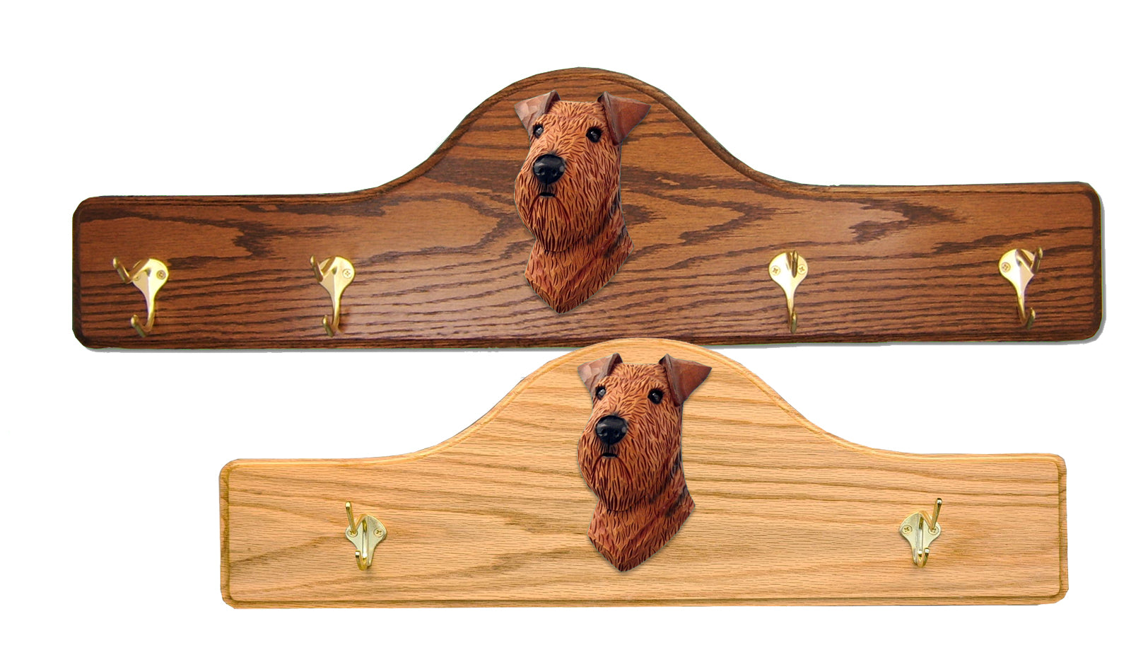 Airedale Coat Rack - Solid Oak