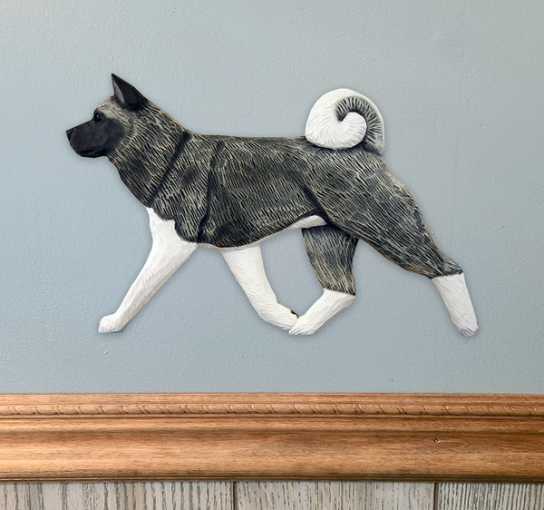 Akita Wall Sculpture