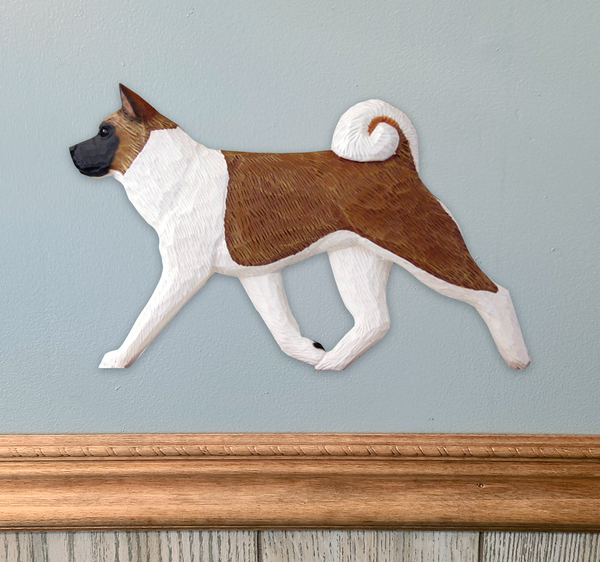 Akita Wall Sculpture