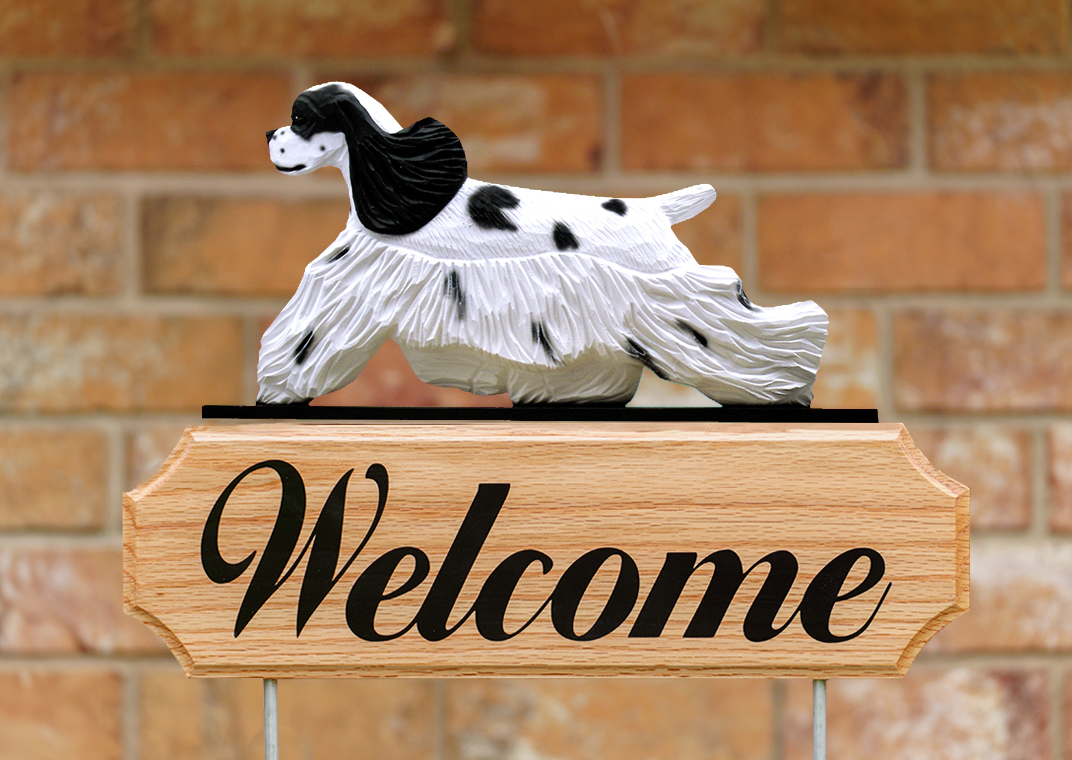 Cocker Spaniel DIG Welcome Stake – Michael Park, Woodcarver