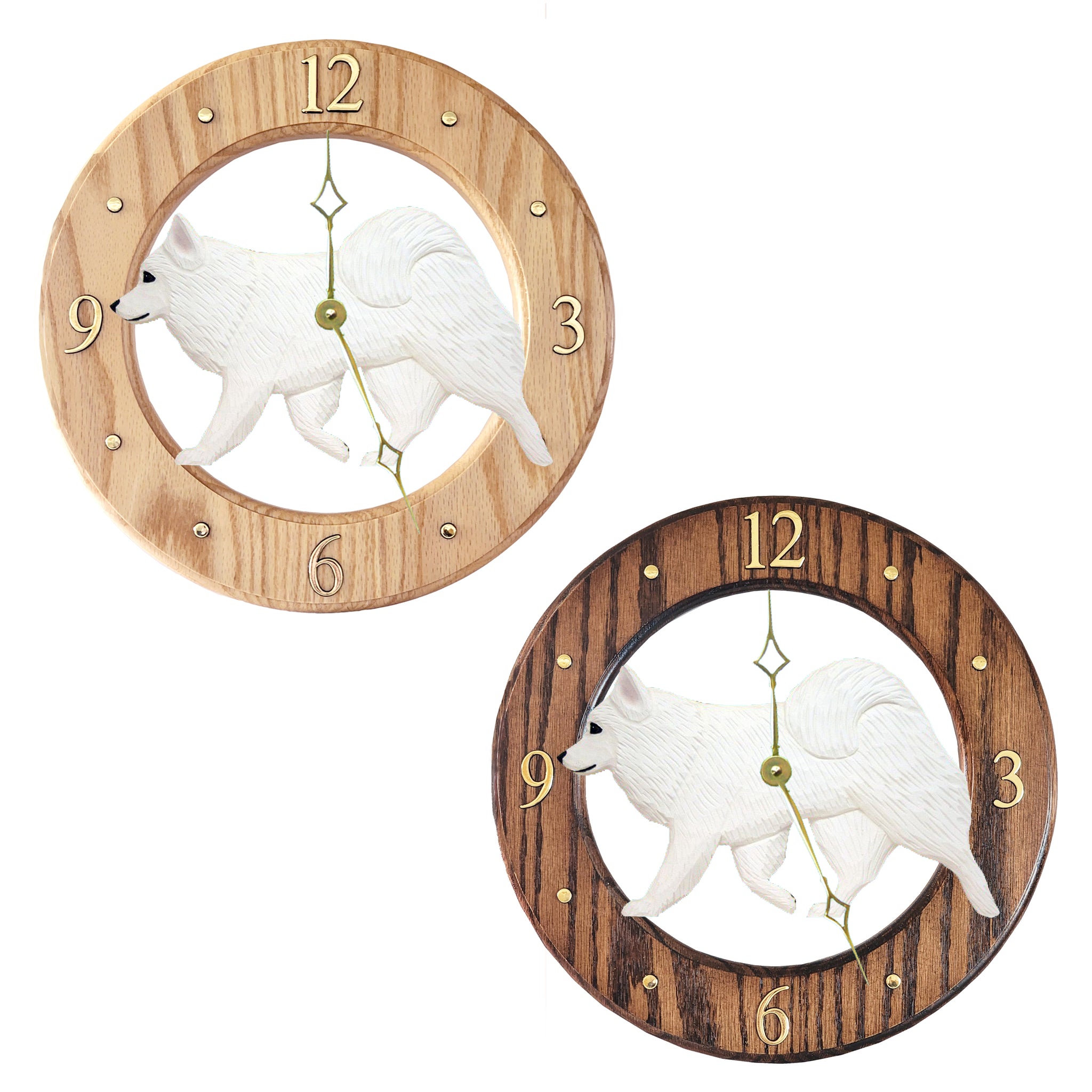 American Eskimo Dog Wall Clock