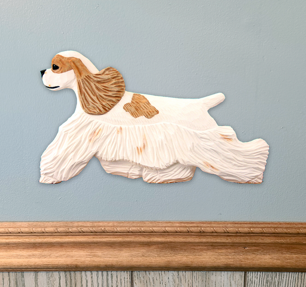 American Cocker Spaniel Wall Sculpture