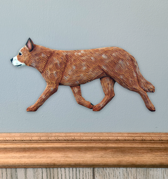 Australian Cattle Dog Wall Sculpture