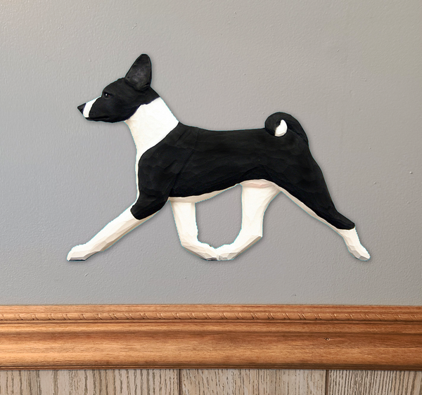 Basenji Wall Sculpture