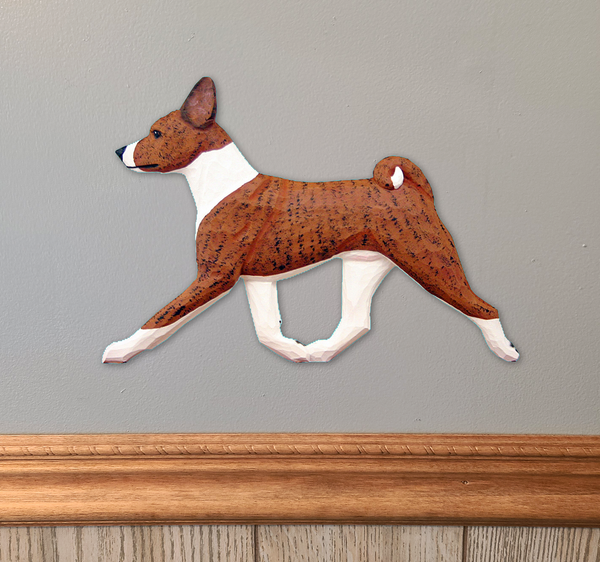 Basenji Wall Sculpture