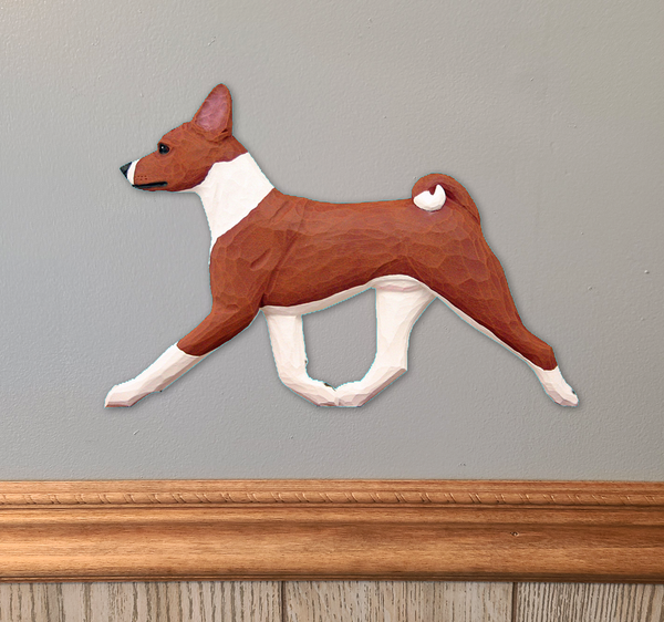 Basenji Wall Sculpture