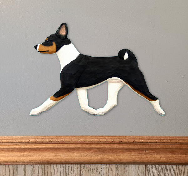 Basenji Wall Sculpture