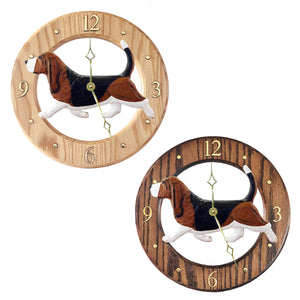 Basset Hound Wall Clock