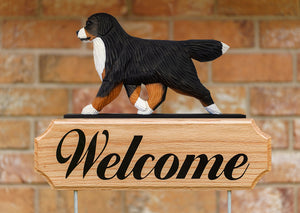 Bernese Mt. Dog DIG Welcome Stake