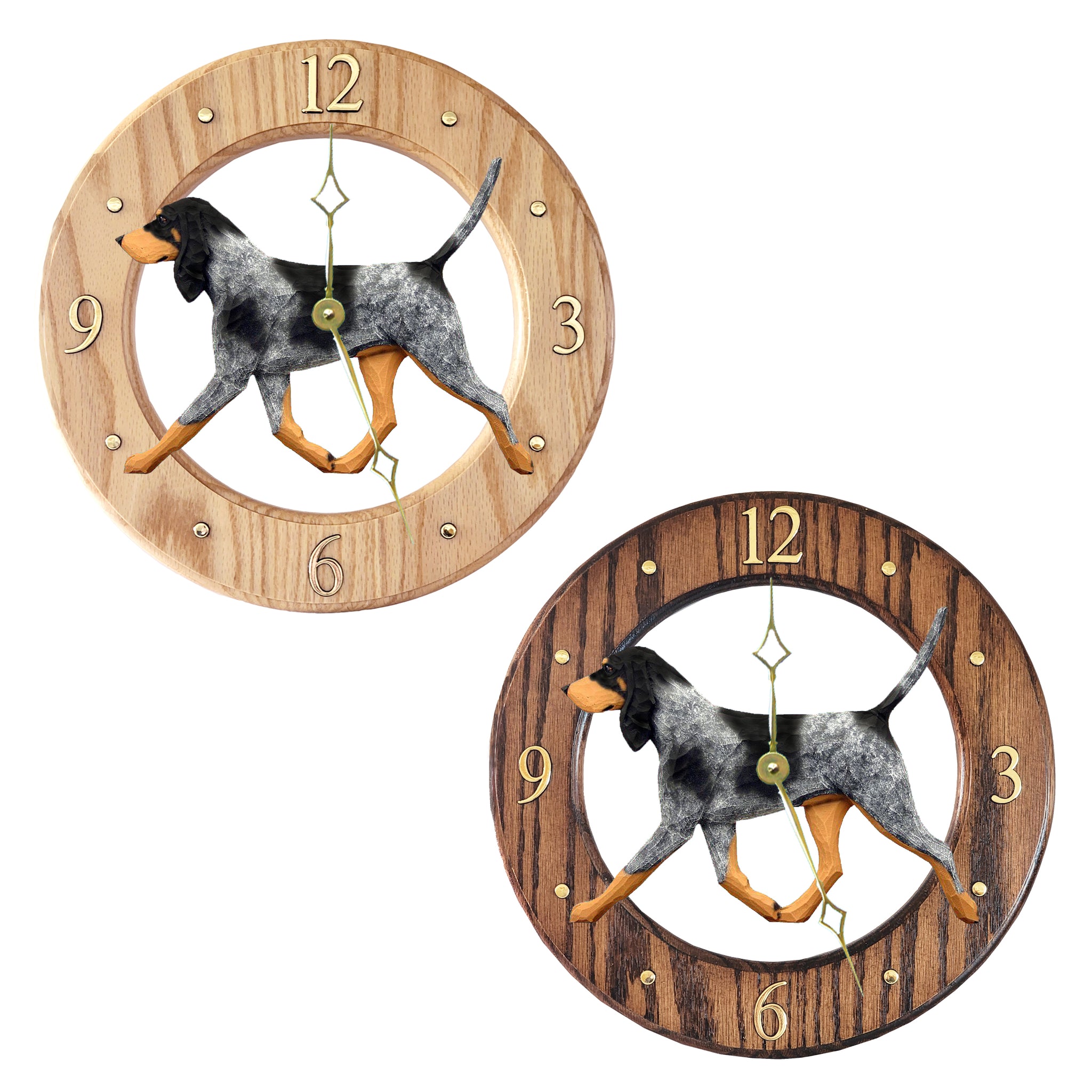 Bluetick Coonhound Wall Clock