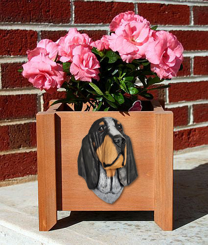 Bluetick Coonhound Planter Box