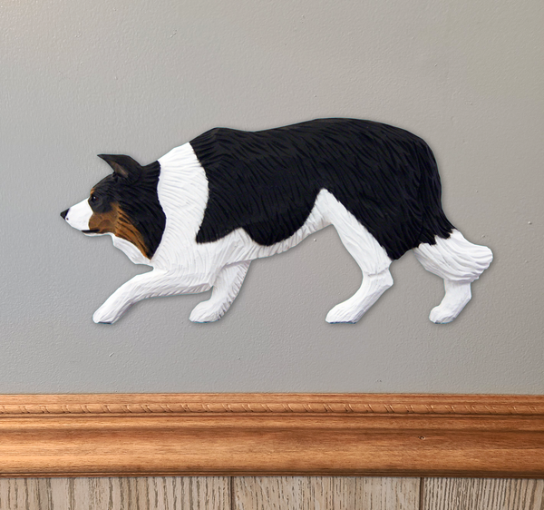 Border Collie Wall Sculpture