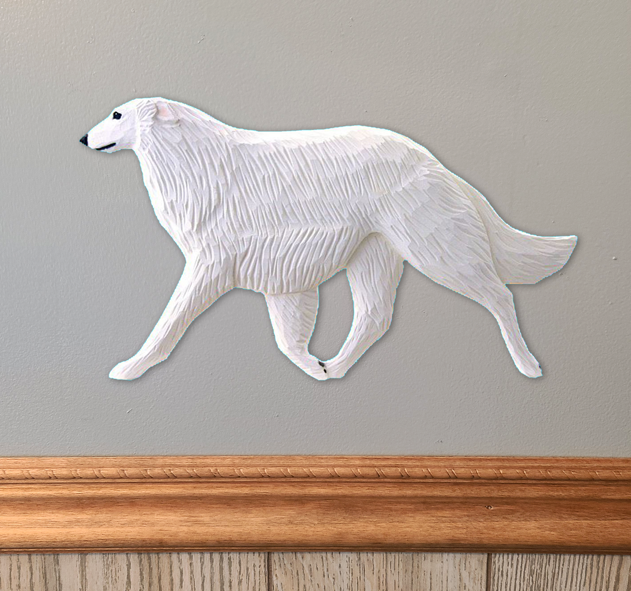 Borzoi Wall Sculpture