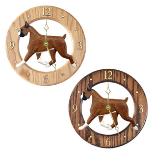 Boxer Dog Wall Clock