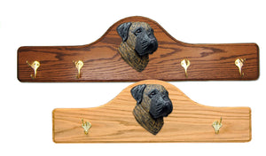 Bullmastiff Coat Rack - Solid Oak