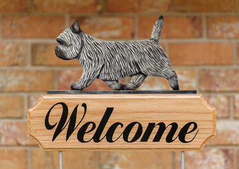 Cairn Terrier DIG Welcome Stake