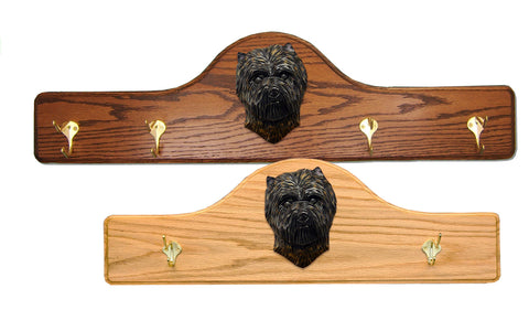 Cairn Terrier Coat Rack - Solid Oak