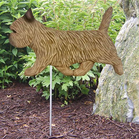 Cairn Terrier Garden Stake