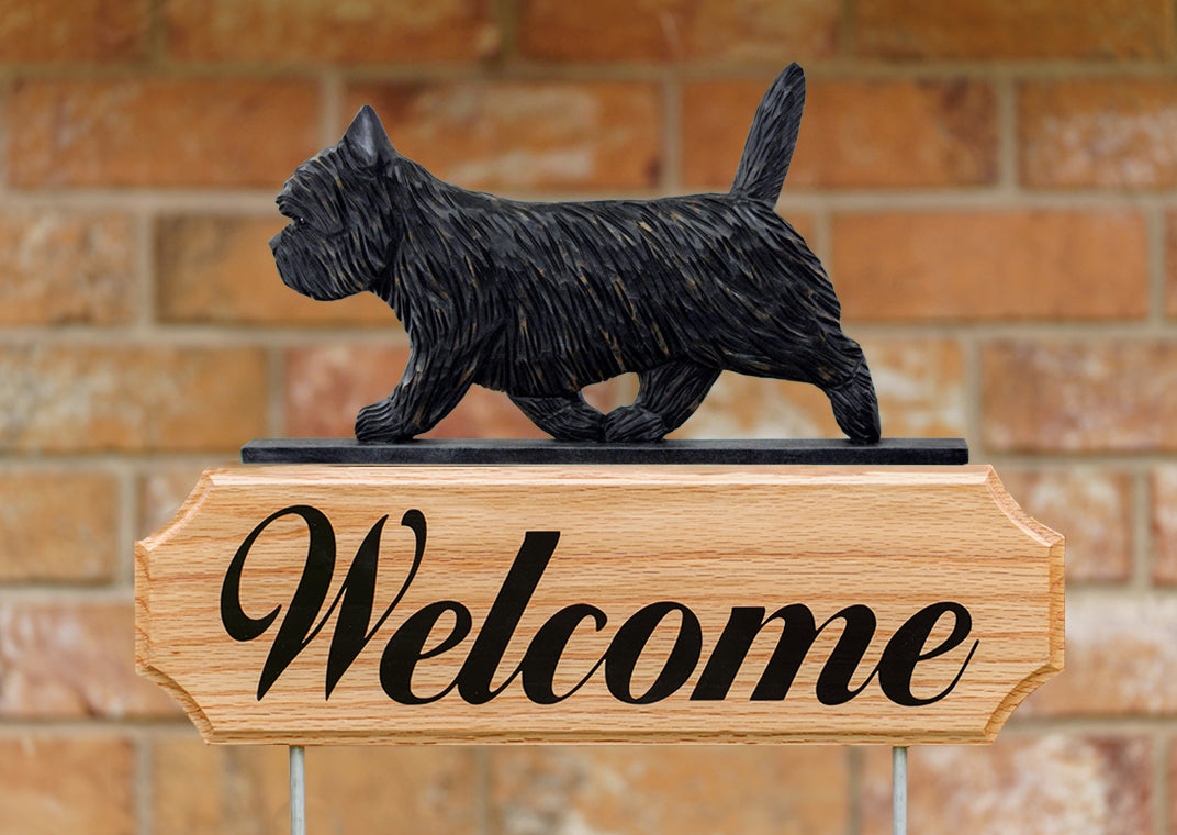 Cairn Terrier DIG Welcome Stake