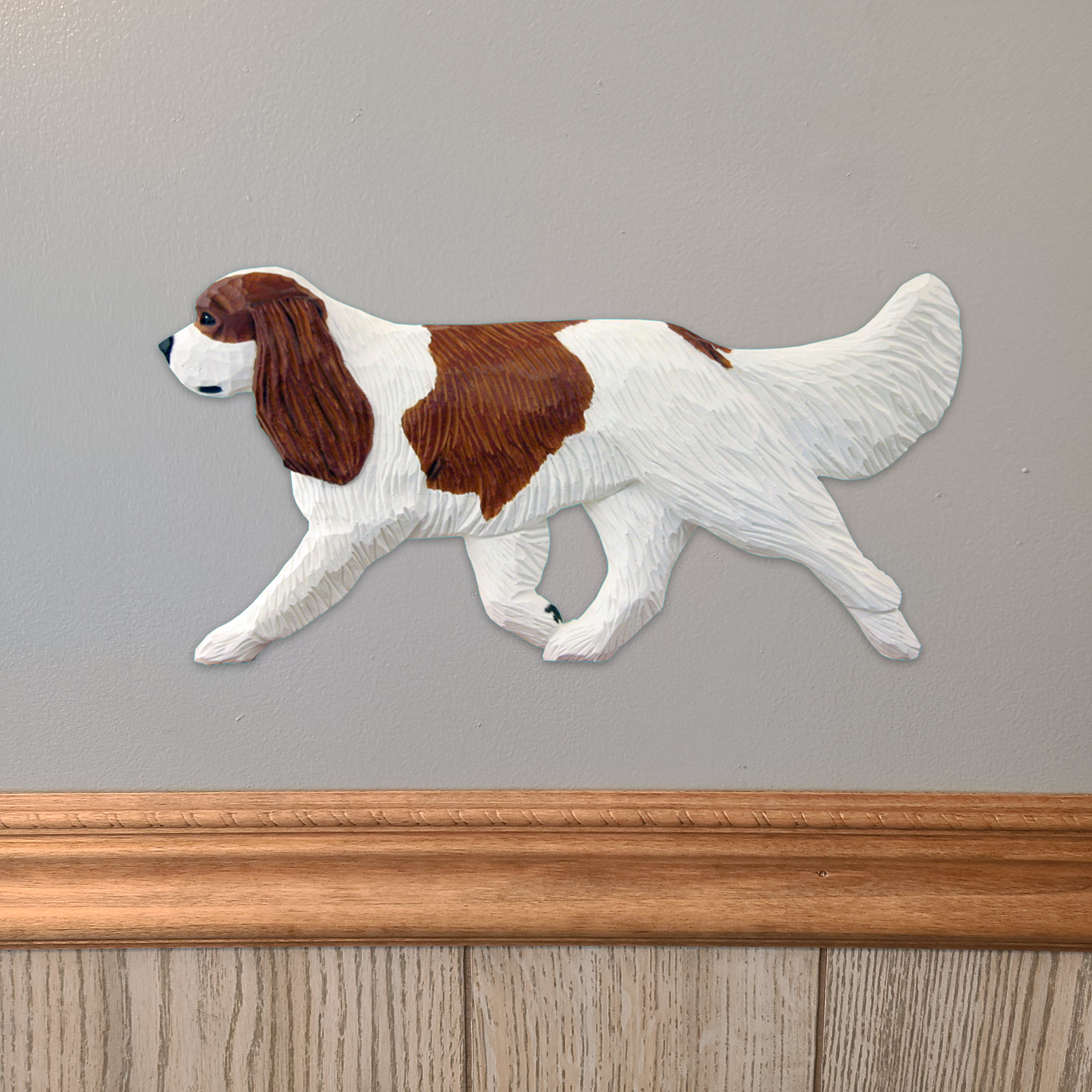 Cavalier King Charles Spaniel Wall Sculpture