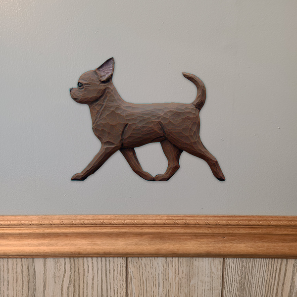 Chihuahua Wall Sculpture