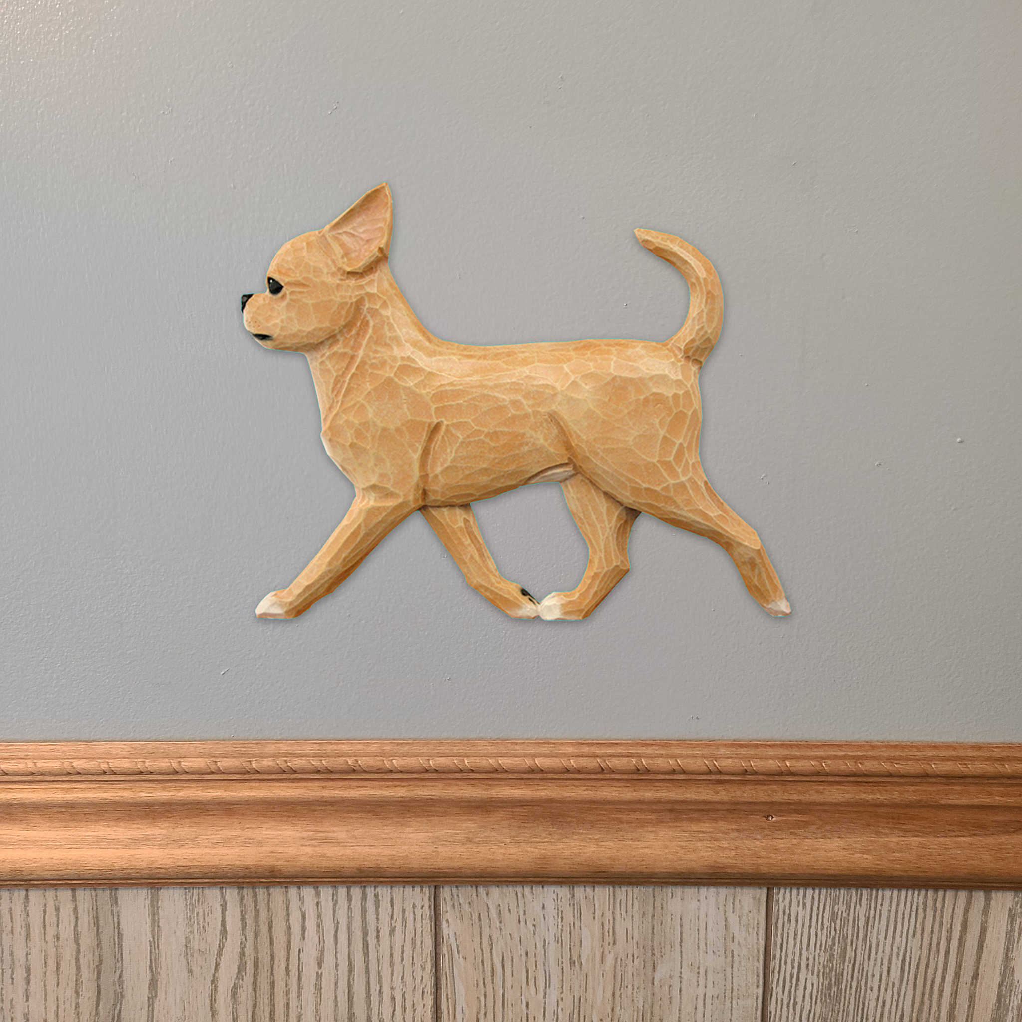 Chihuahua Wall Sculpture