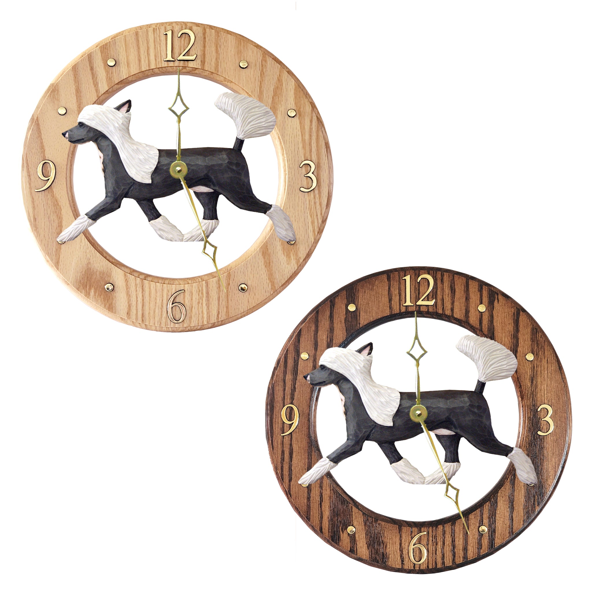 Chinese Crested Wall Clock