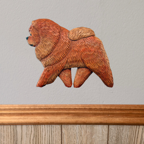 Chow Chow Wall Sculpture