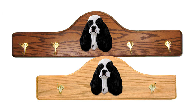 Cocker Spaniel Coat Rack - Solid Oak