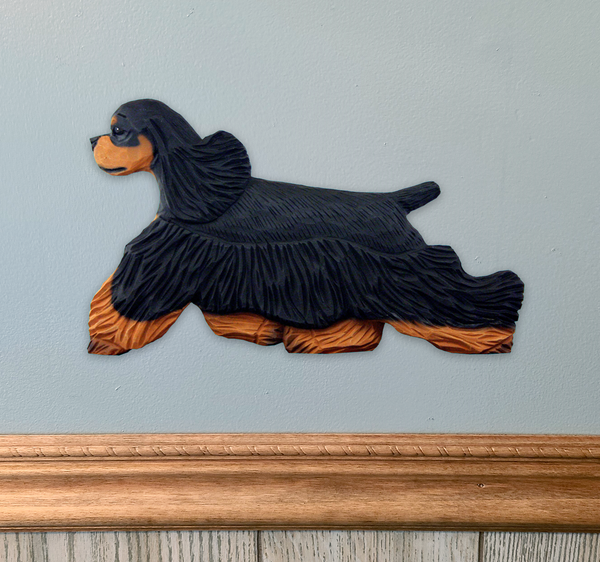 American Cocker Spaniel Wall Sculpture