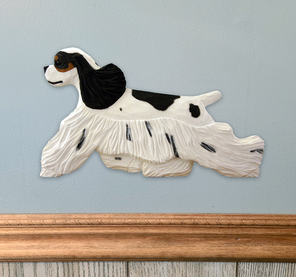 American Cocker Spaniel Wall Sculpture