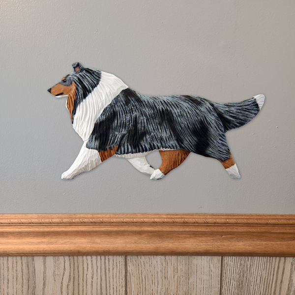 Collie Wall Sculpture